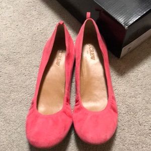 J.crew factory Anya suede ballet flat. Size 7